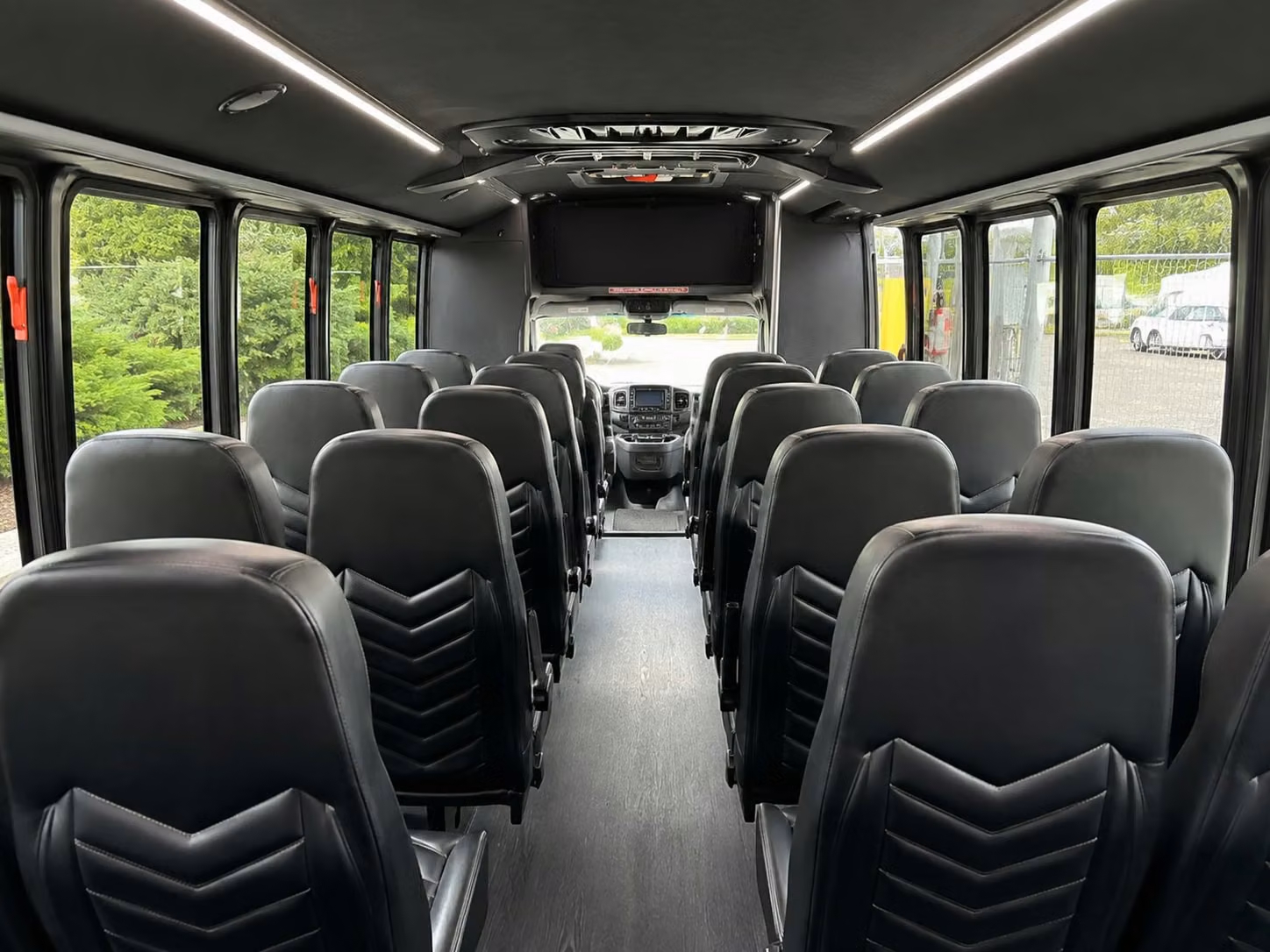 20 passenger minibus inside