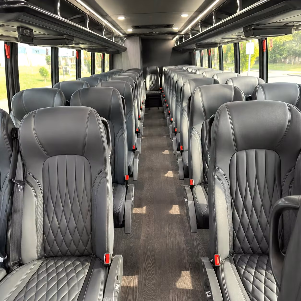 30 passenger minibus interior