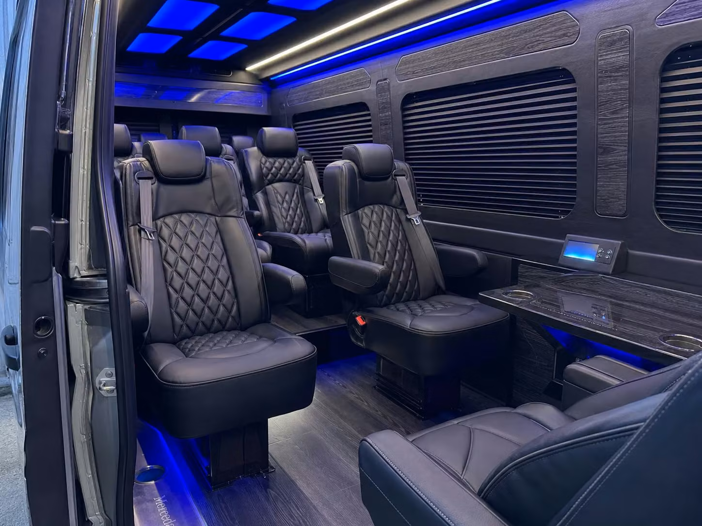 sprinter van transportation for groups and events across thornton